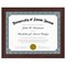 American 8.5x11 Diploma Frame - Certificate Photo Frame - Shatter Resistant Glass - Adjustable Hanging Hardware for Horizontal or Verticle Wall Display - Includes Easel